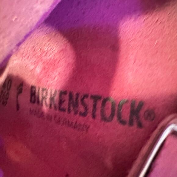 Sparkly Pink BIRKENSTOCKS fully Adjustable in Great Condition SZ 9 - Picture 2 of 8